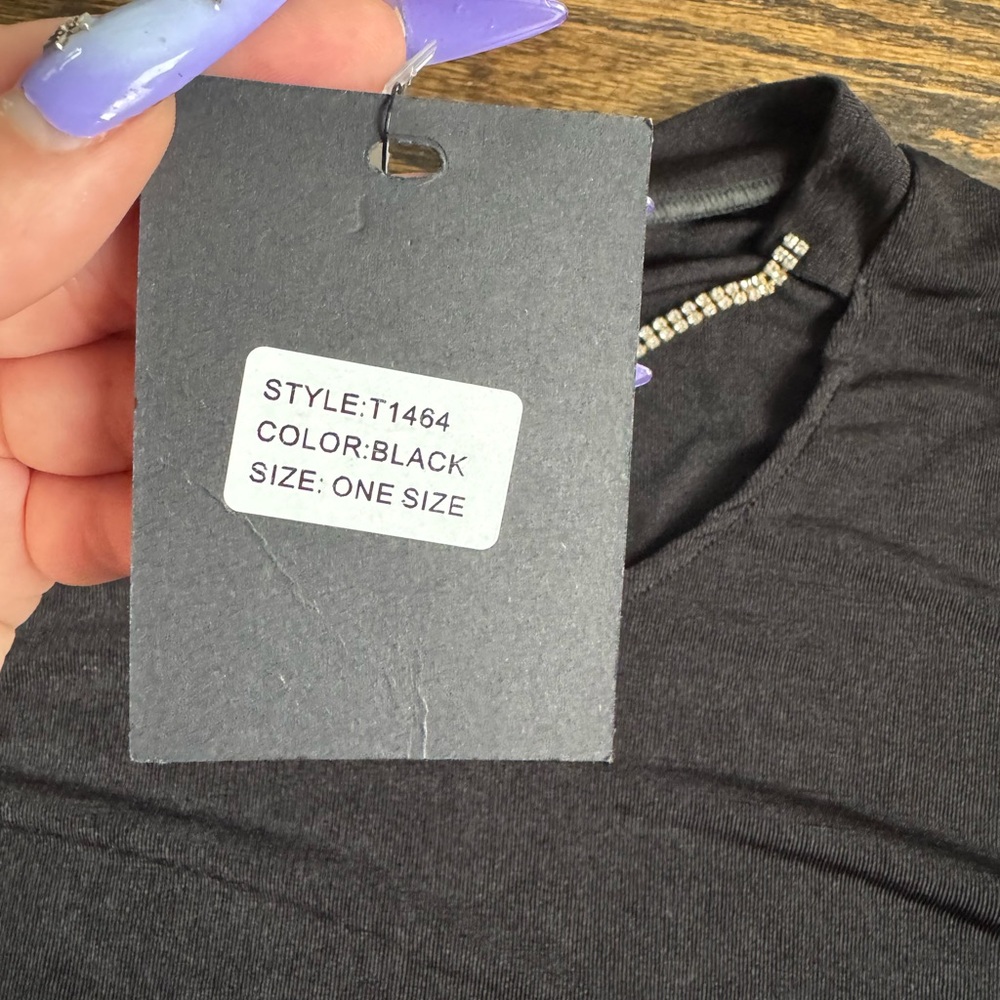 NWT Rhinestone Top - Picture 7 of 7